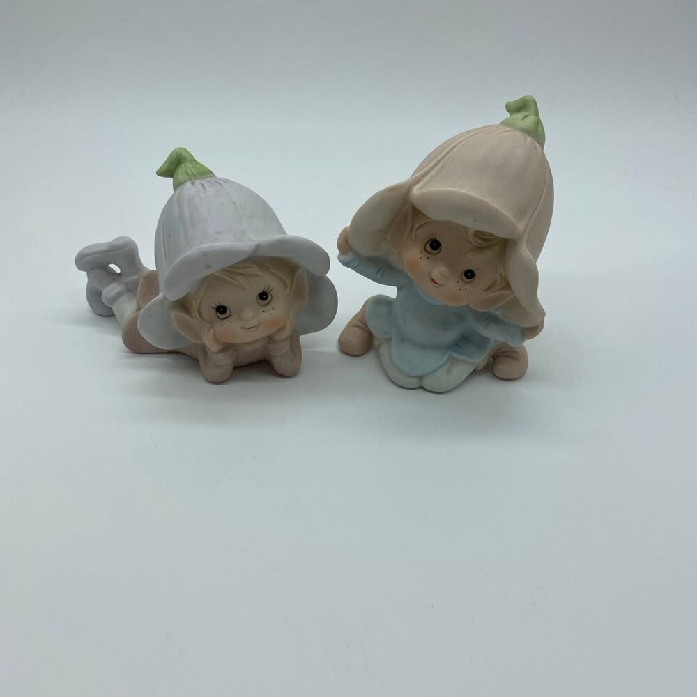 Set of Vintage Homco Little Girls